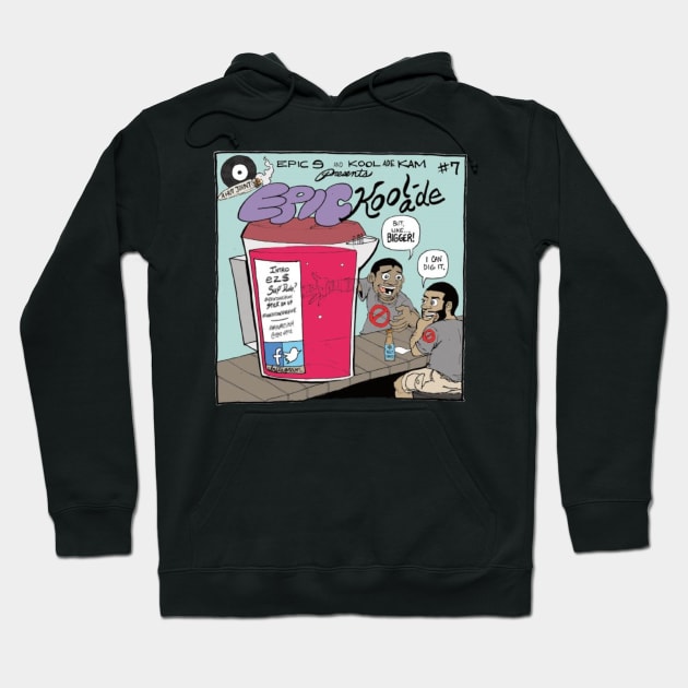 Support Kam Komics: EPICKOOL-ADE album Tshirt Hoodie by Kam Komics 